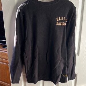 26-Harley Davidson Black Long Sleeve Shirt